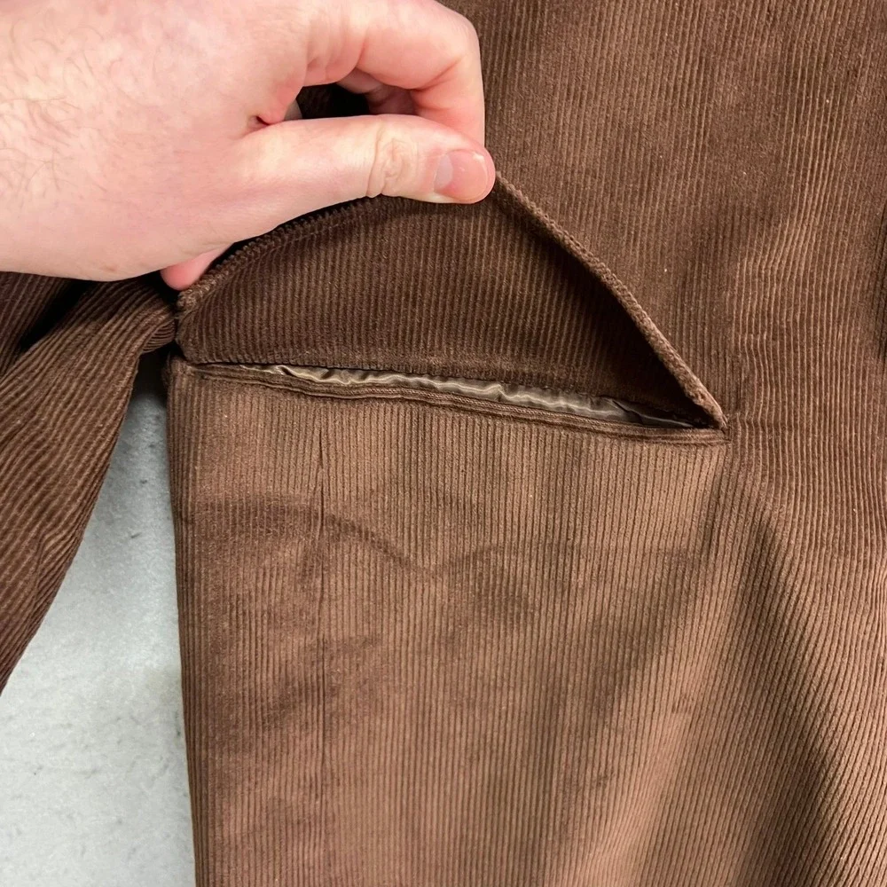 NEW Circle S Lubbock Mens Brown‎ Corduroy Western Blazer Sport Coat 54R Cowboy